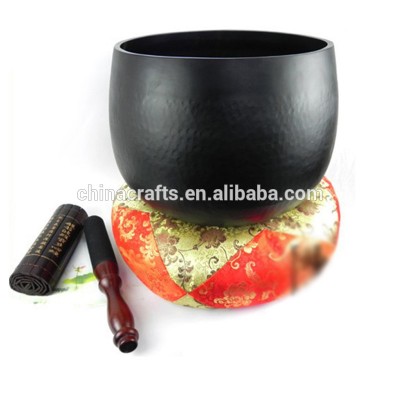 Nestest design 100% Copper Matte Meditation Buddhist Black Tibet bowl